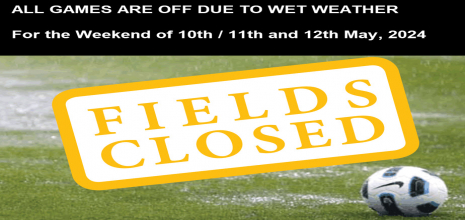 All Games are OFF - 10th/11th/12th May 2024